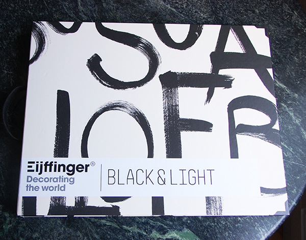 ポップで可愛い白黒壁紙 Eijffinger Black Light クロス壁紙